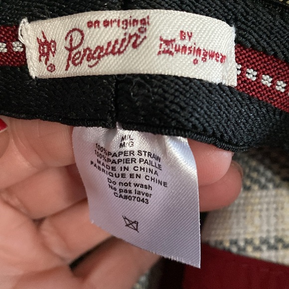 Original Penguin plaid fedora hat - Picture 2 of 4
